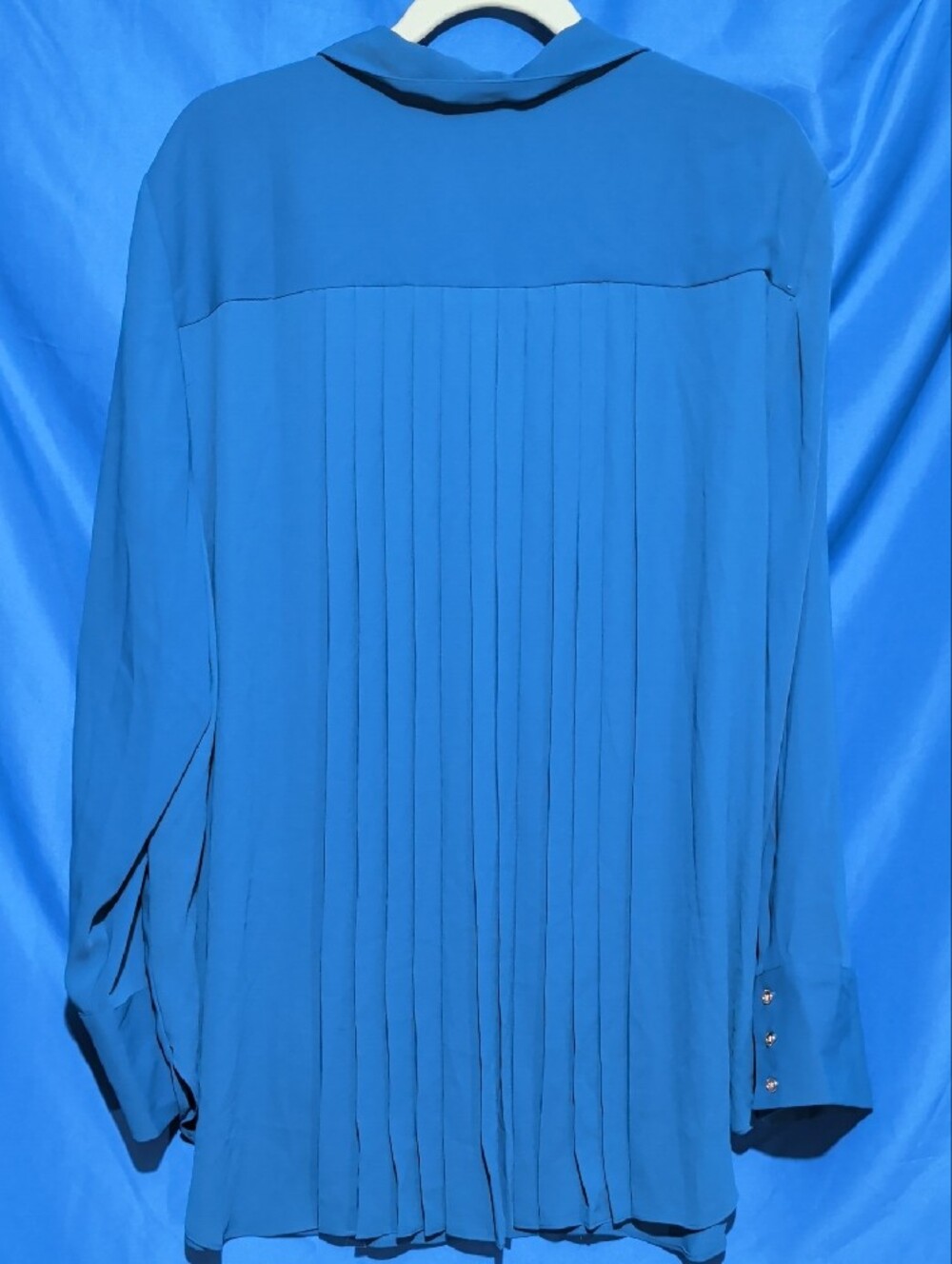 Chico's Women's Blue Button-Front Shirt Chico's 4 Or US 20/22 - Picture 2 of 7